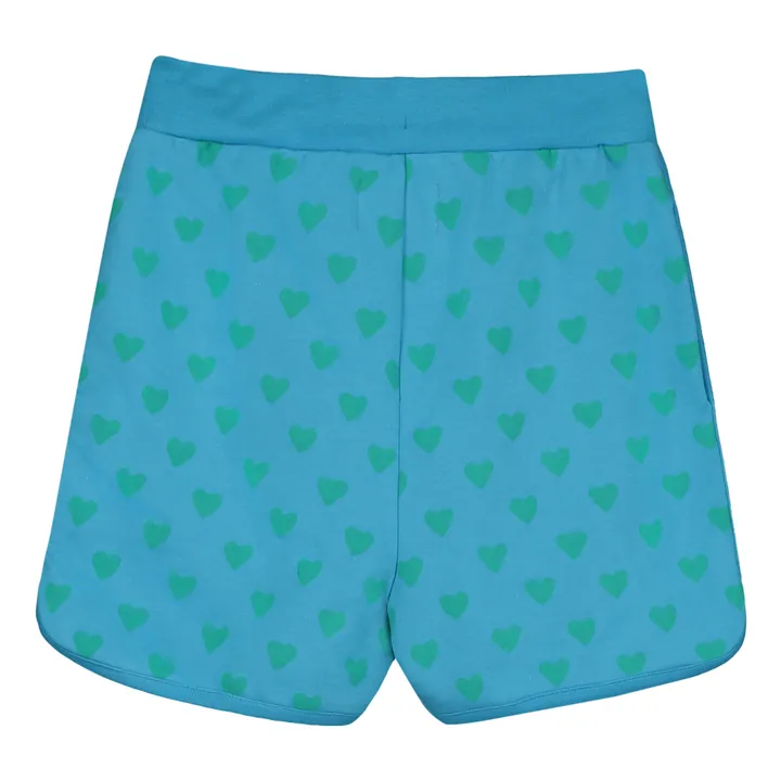Holi & Love Short Kim Cœur Coton Bio | Turquoise