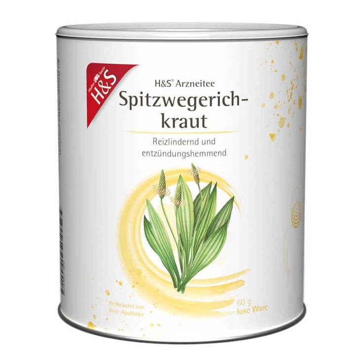 H&S Spitzwegerichkraut loser Tee, 60 g