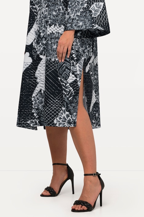 Kleid, Oversized Fit, 3/4-Volantärmel