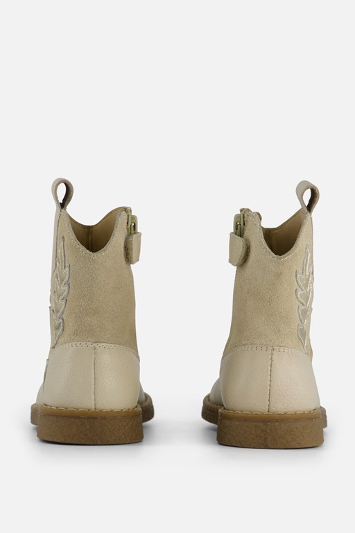 Muyters Cowboylaarzen beige Leer