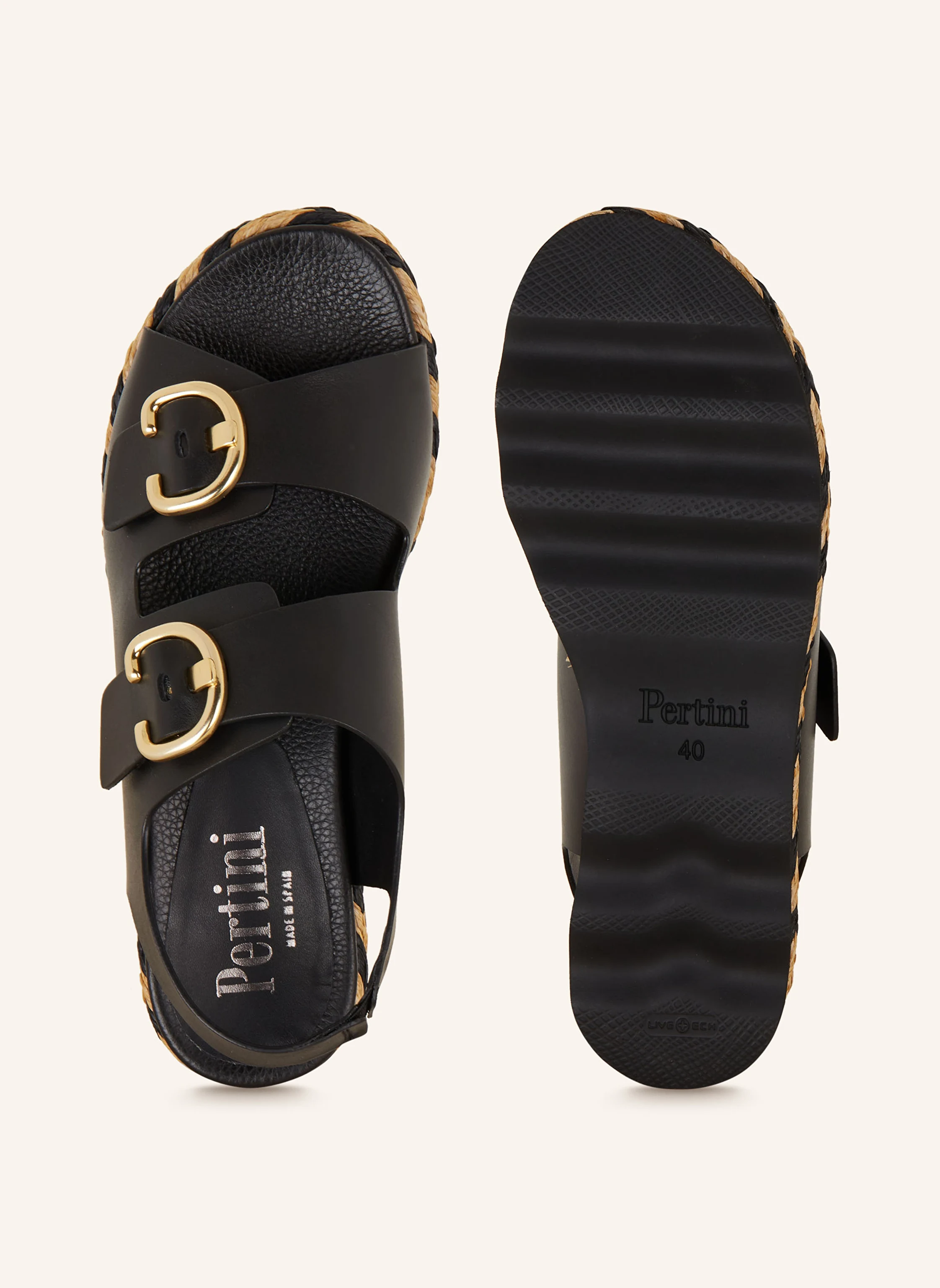 Pertini Plateau-Sandalen