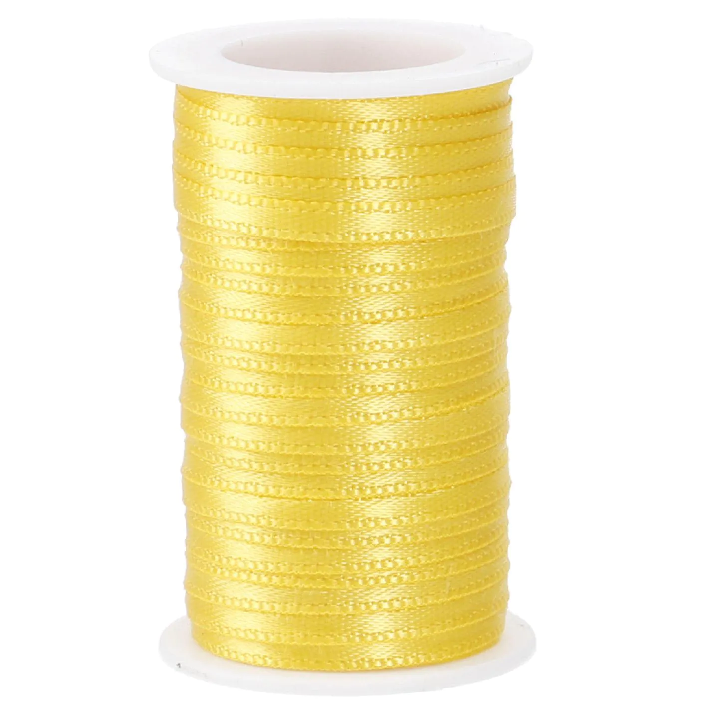 Geschenkband Satin, gelb, 3mm x 10m