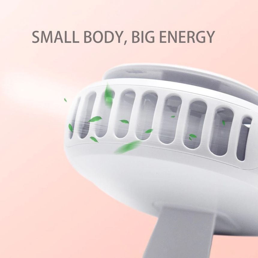 HOMTEC - USB oplaadbare draagbare ventilator