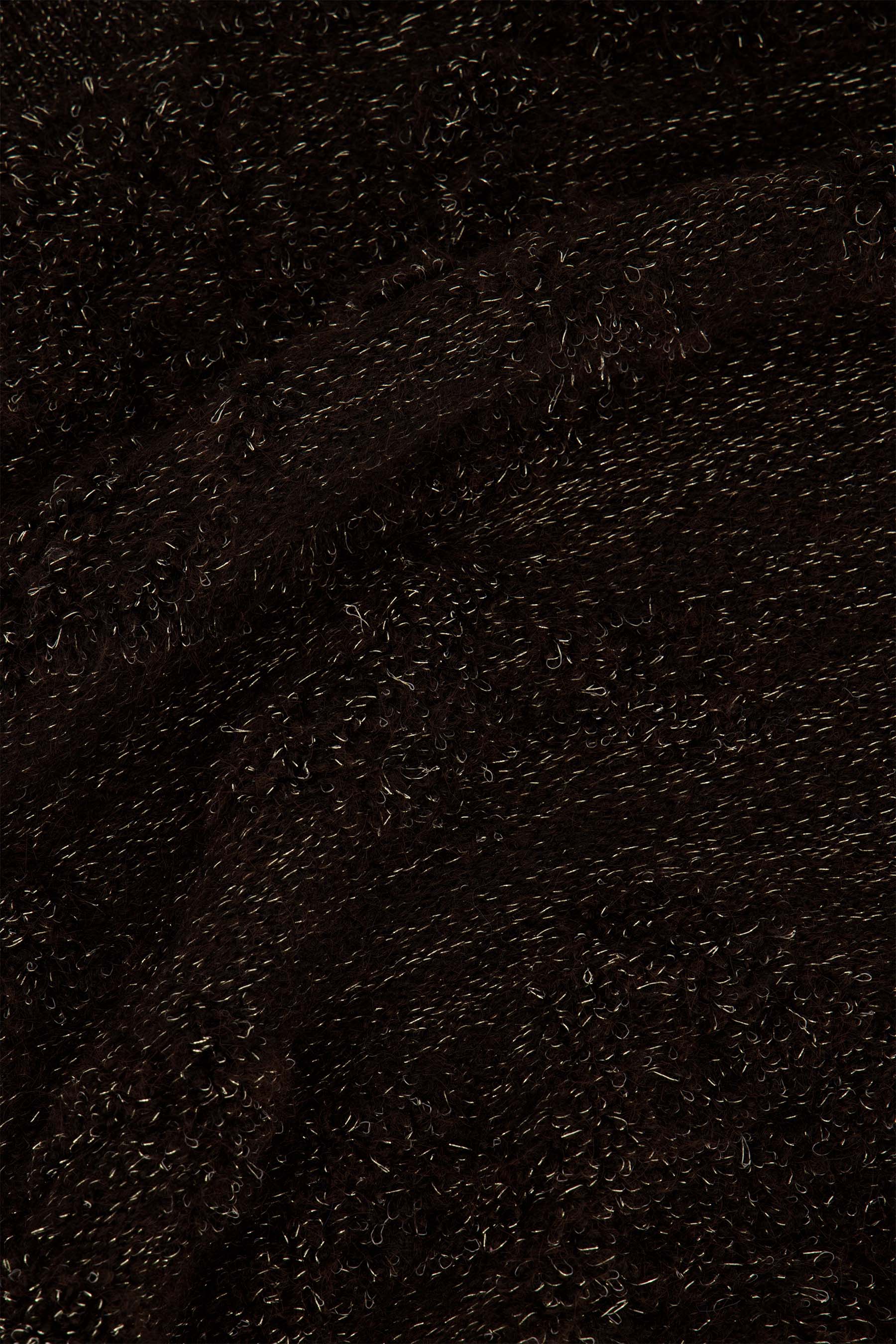 mouwloze trui met lurex jacquard