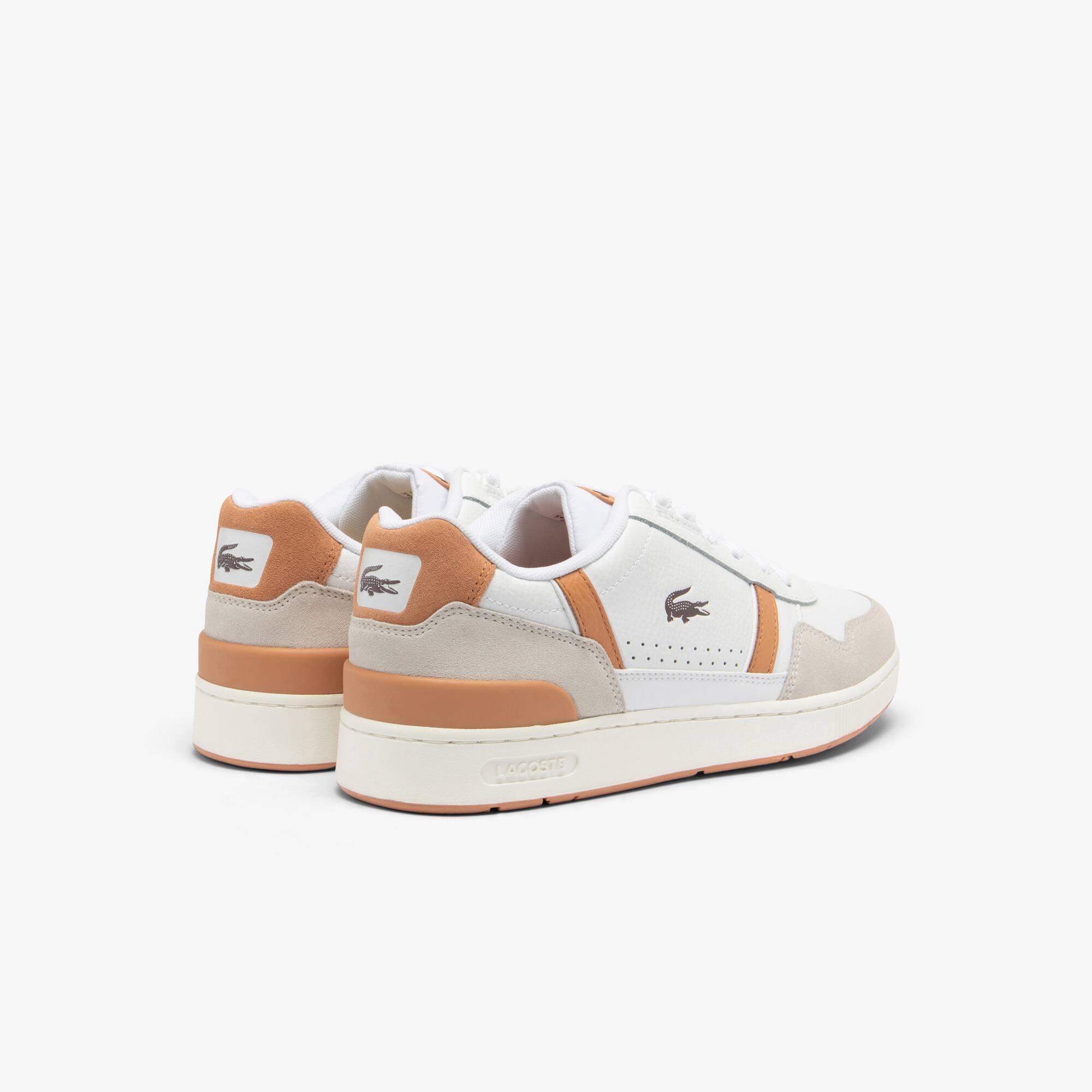 Herren-Sneakers T-CLIP aus Kontrastleder Sneakers - Weiss - Lacoste - Herren