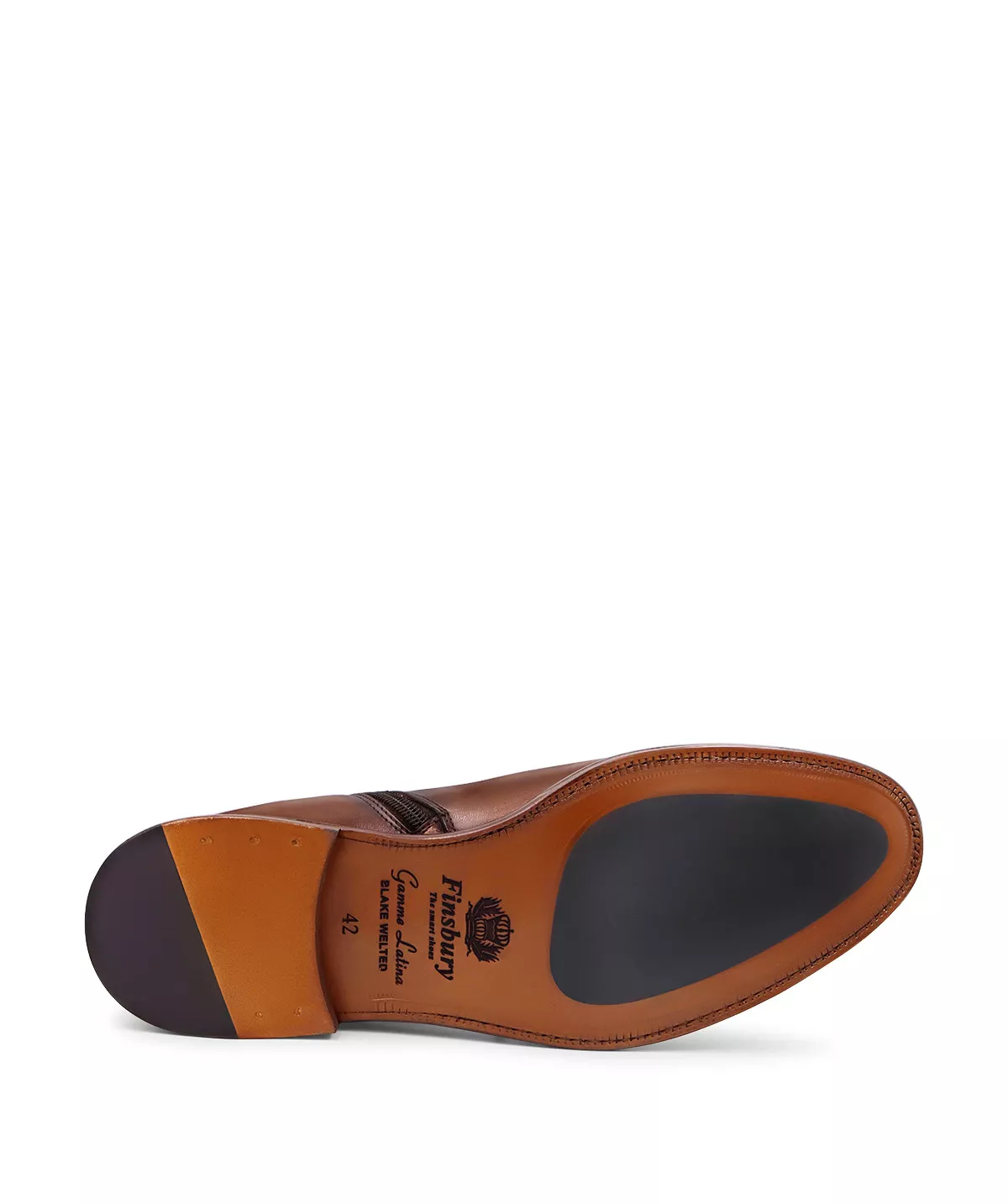 Bottines Elthon Marron Patiné