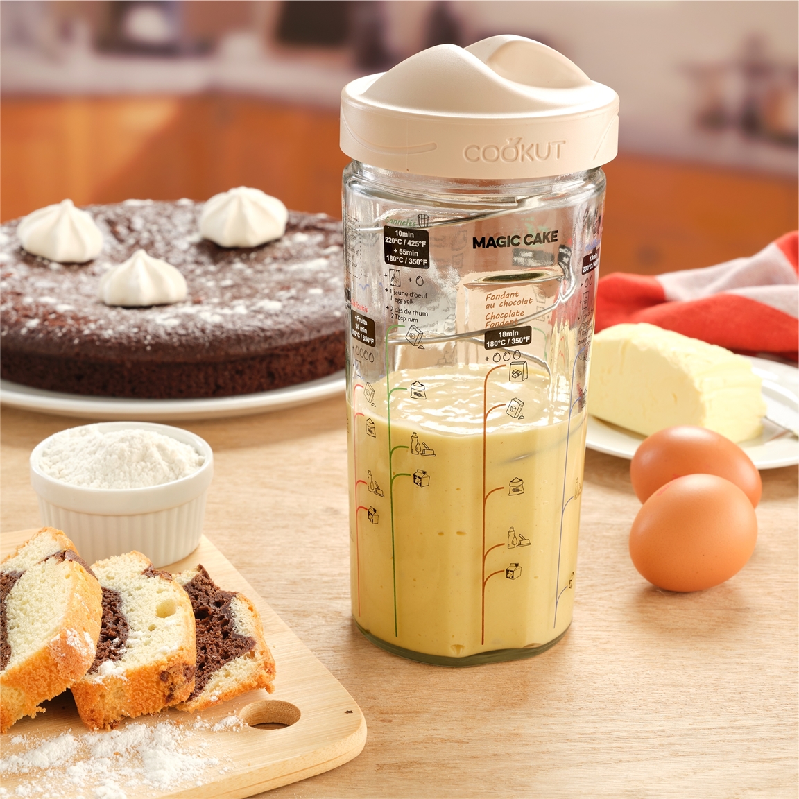 Shaker à gâteaux Cookut