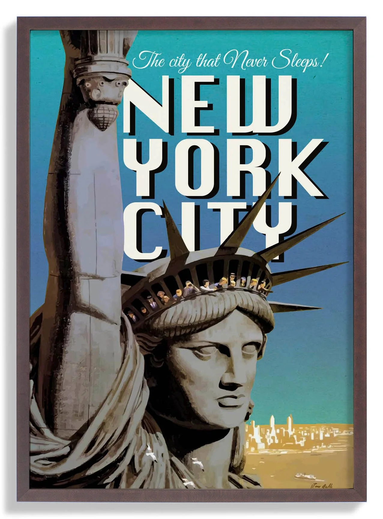 New York mit Freiheitsstatue
