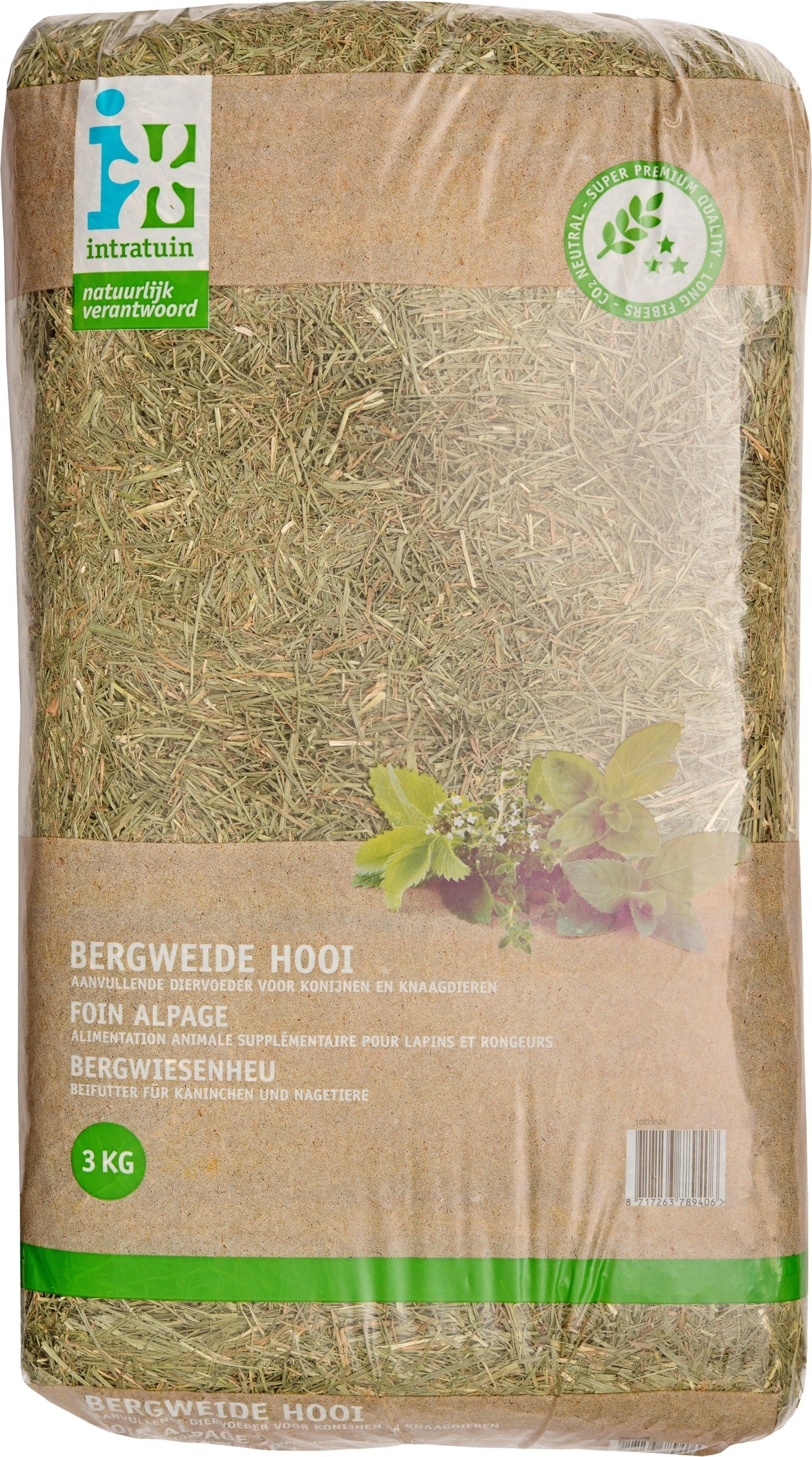 Intratuin bergweide hooi 3 kg