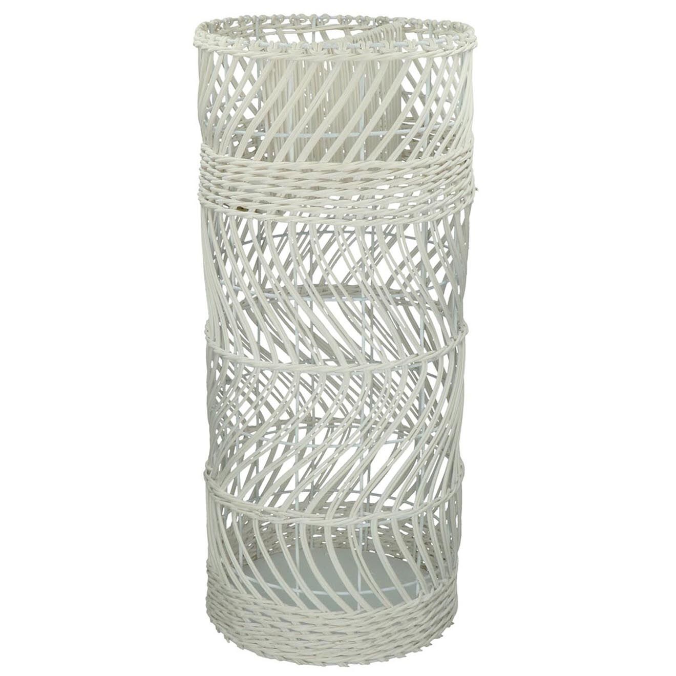 Pomax Porte-parapluie Bulle blanc - D.26xH.60.5 cm