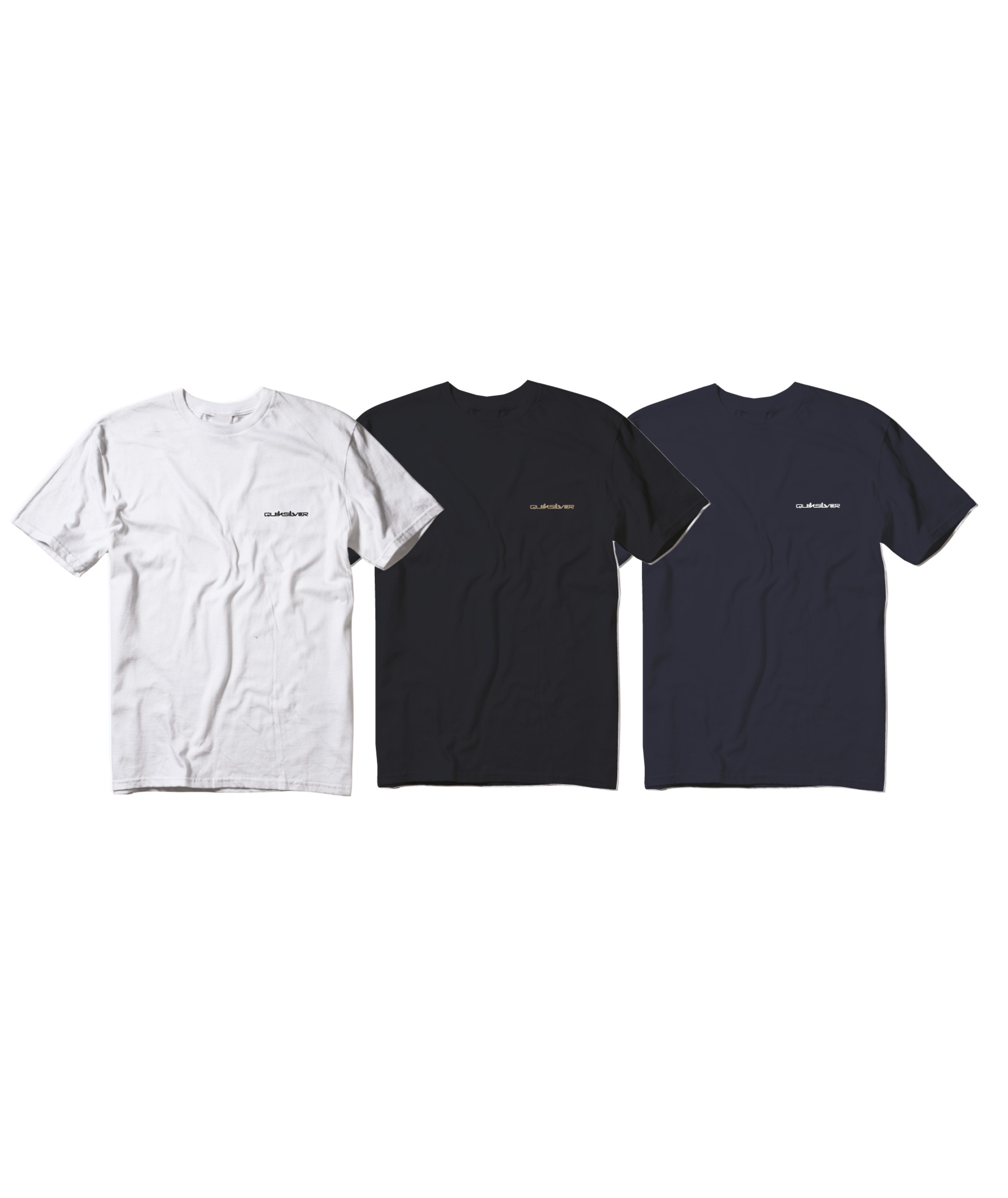 Quiksilver T-Shirt »OMNI QS SHORT SLEEVE TEE PACK3 YM«, 3 Stk. Basic T-Shirt mit Logo