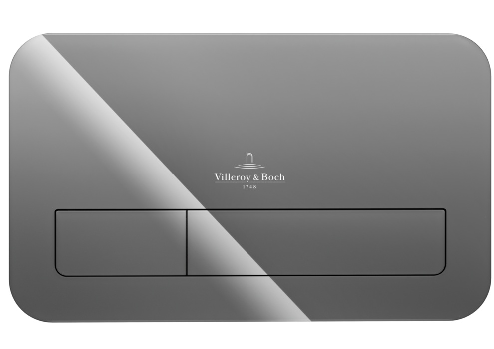Villeroy & Boch ViConnect bedieningsplaat 200G grijs glans
