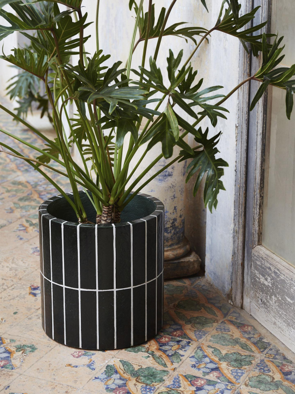 Ferm Living Pillar bloempot dark Ø40 green