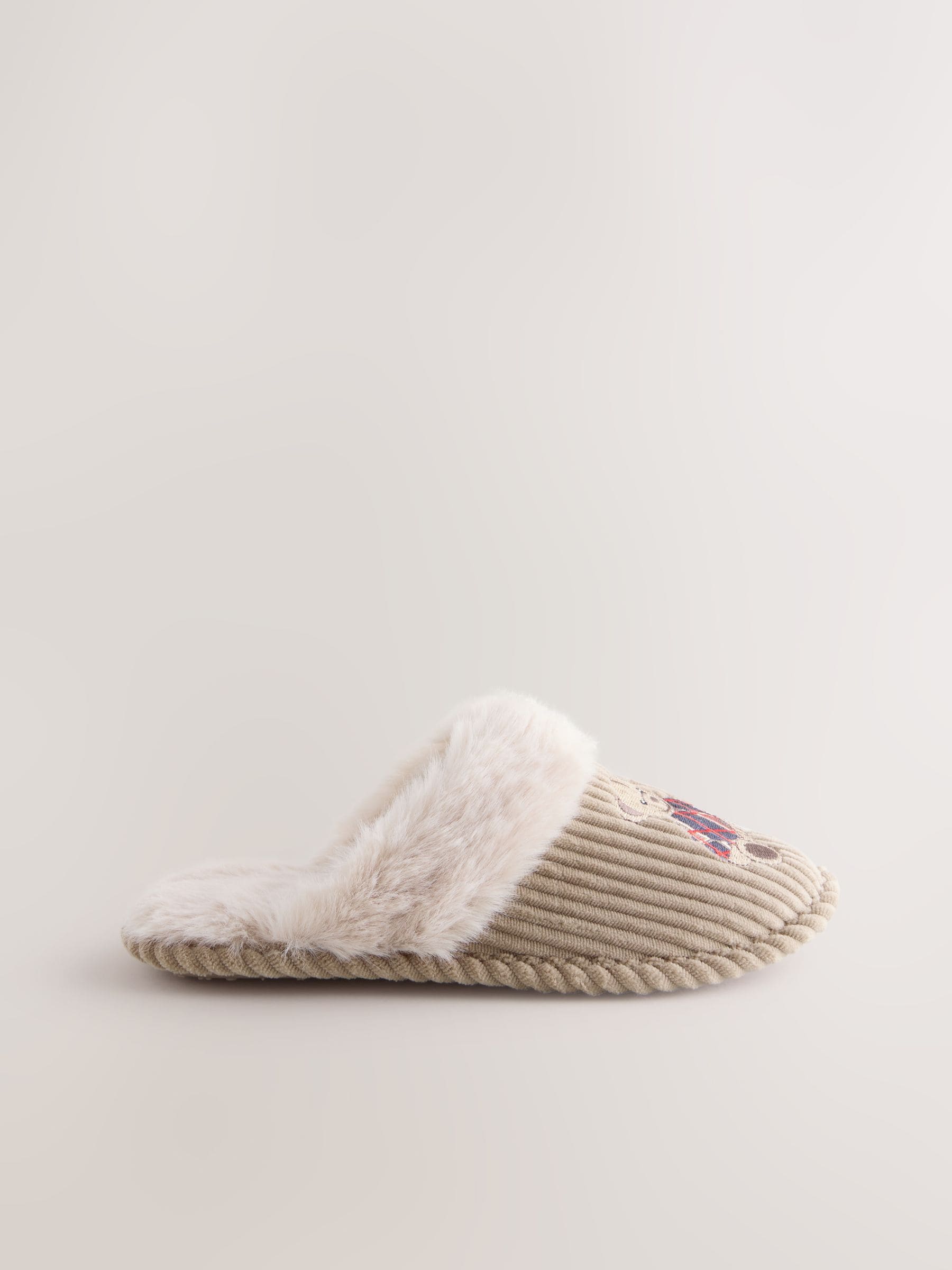 Camel - Bear Mule Slippers