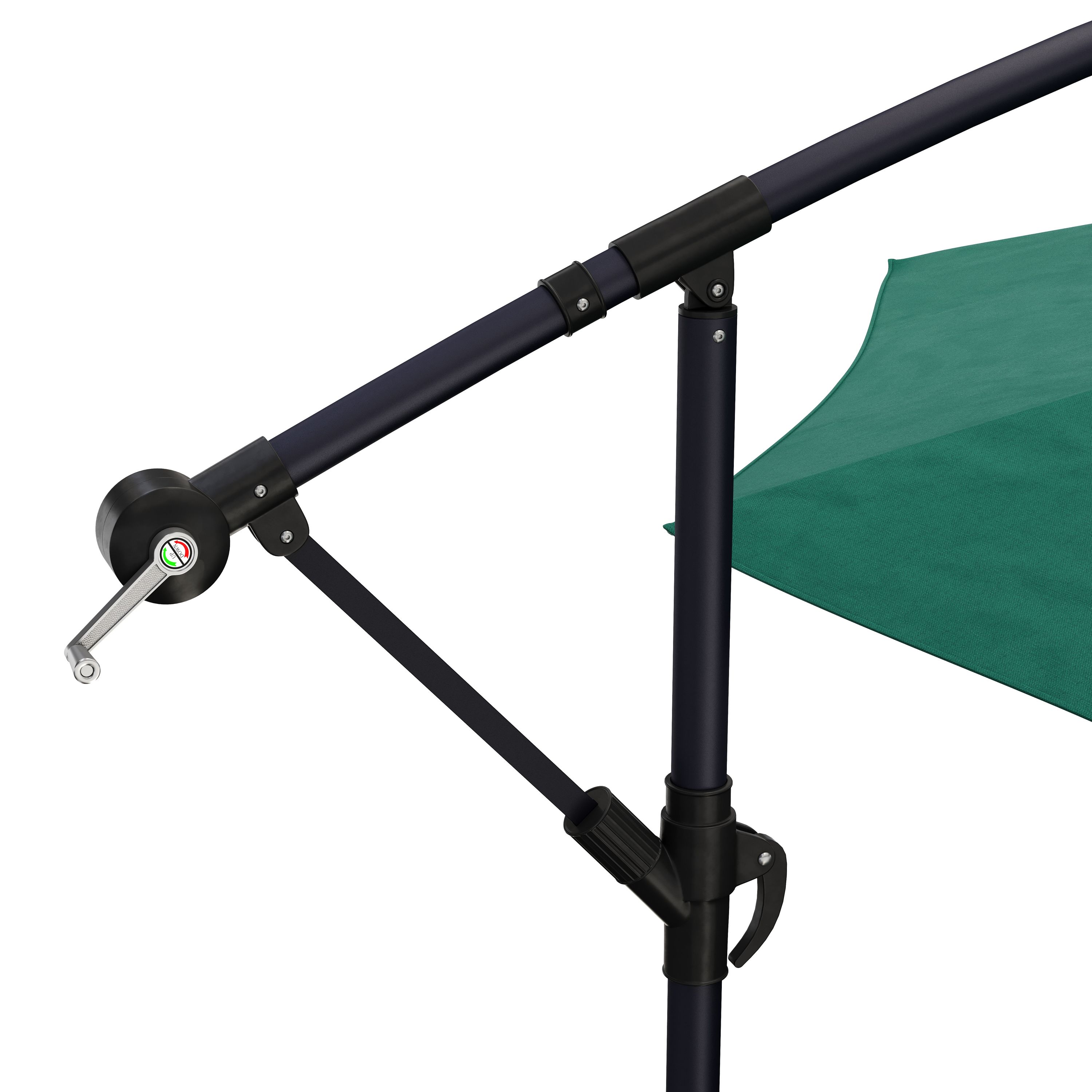 Sonnenschirm Ampelschirm SUN 350 cm grün