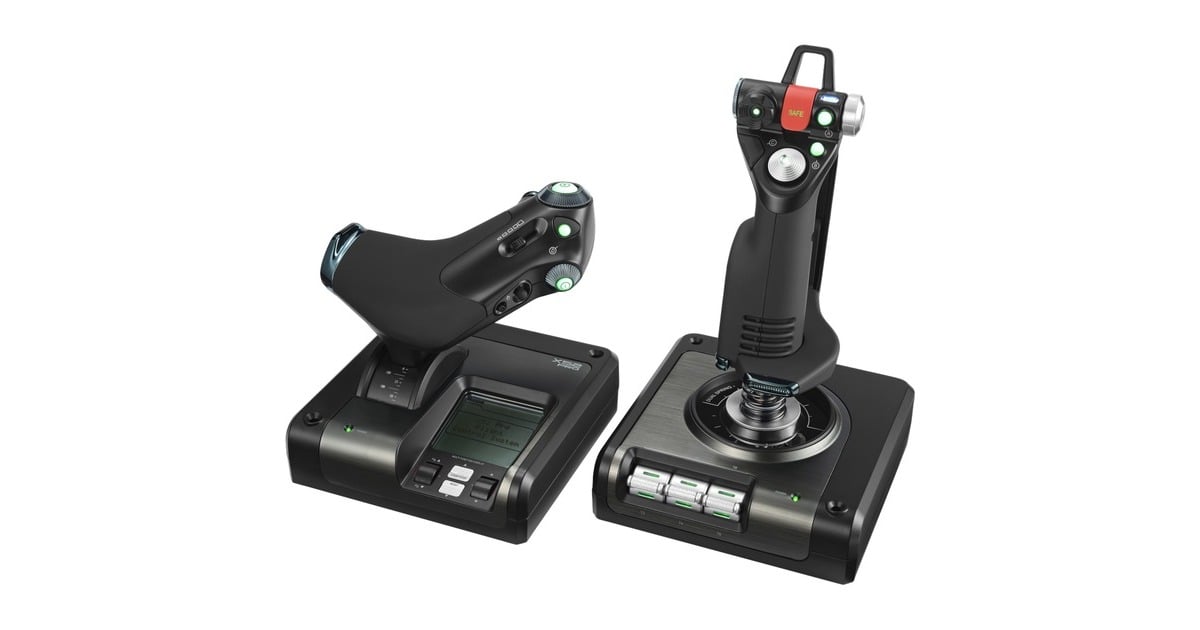 Logitech GSaitek Pro Flight X52 Pro Flight System gaming hotas