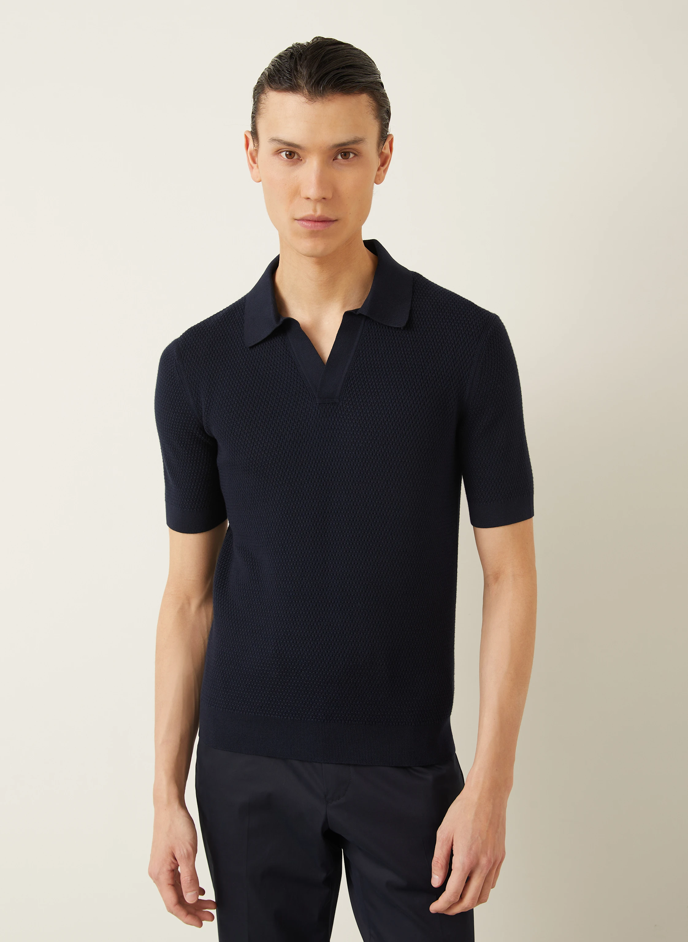 ZEGNA Strick-Poloshirt