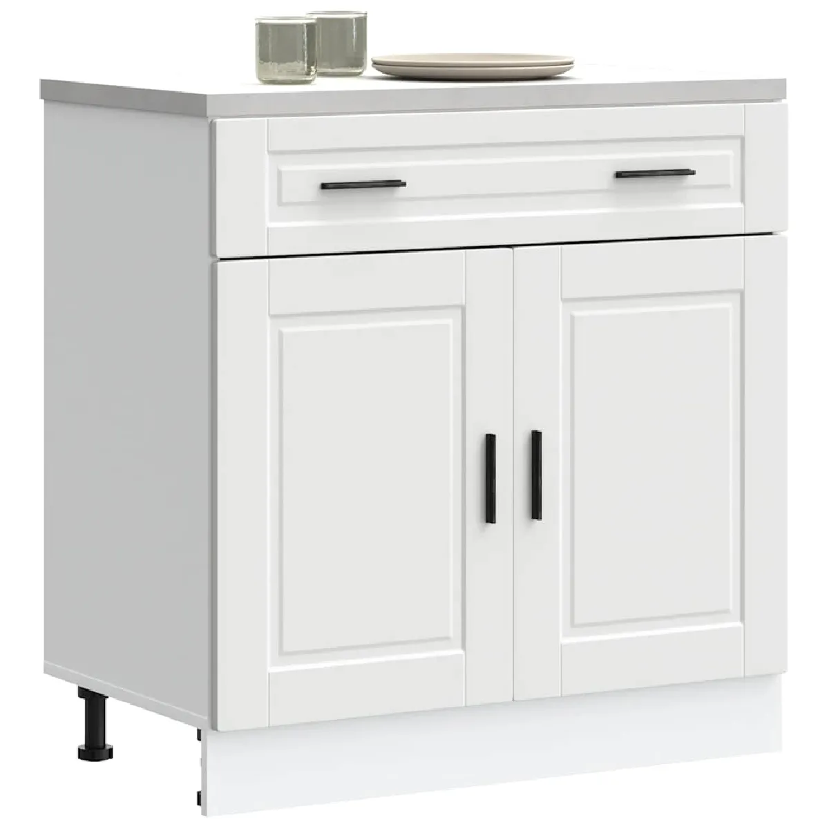 vidaXL Armoire Porto - Blanc
