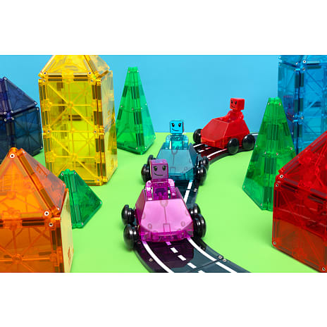 MAGNA-TILES racerbiler 3-pak