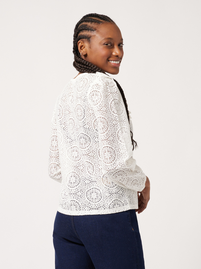 Blouse ajourée