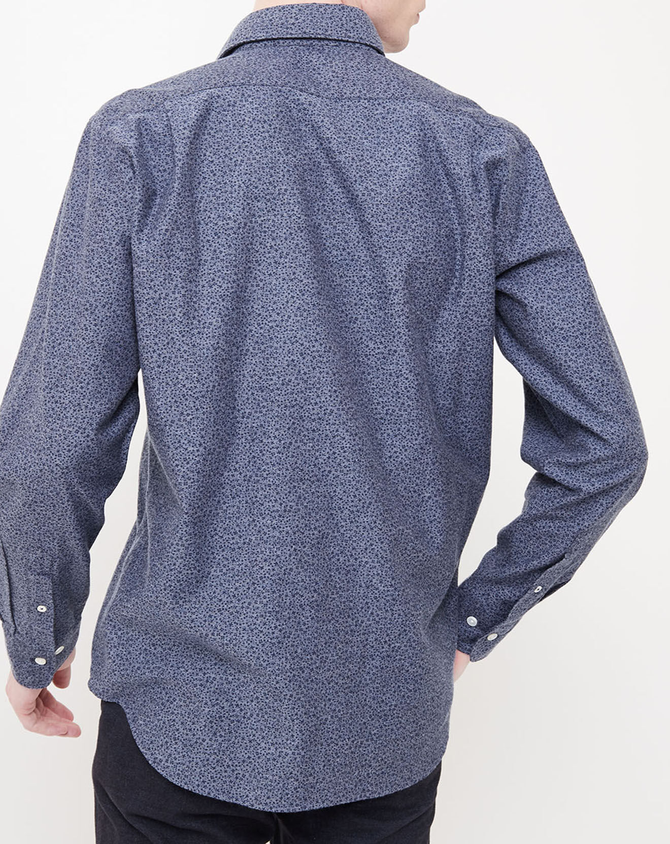 Hartford Chemise Regular Penn imprimée fleurie bleue