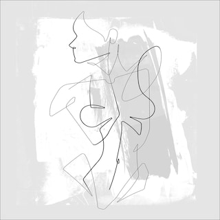 PRO ART Canvas-Art Bild FEMALE ABSTRADT LINE ART I 30 x 30 cm