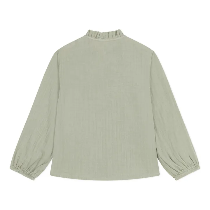 Petit Bateau Blouse Marilou Gaze de Coton | Sauge