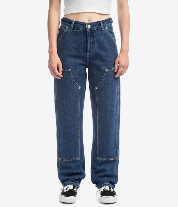 Carhartt WIP W' Nashua Doube Knee Smith Jeans women (blue stone washed)