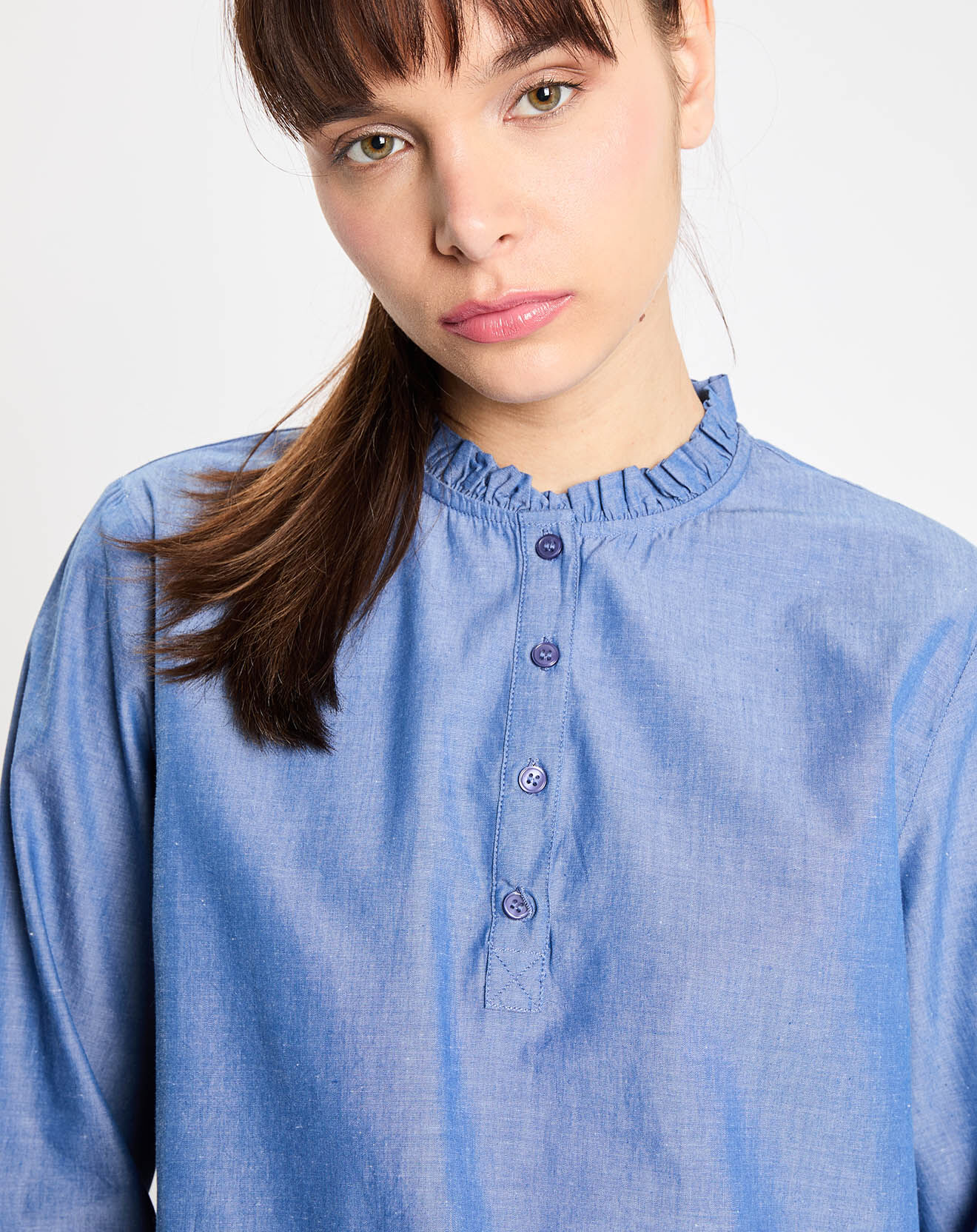 Jodhpur Top Rill chambray bleu