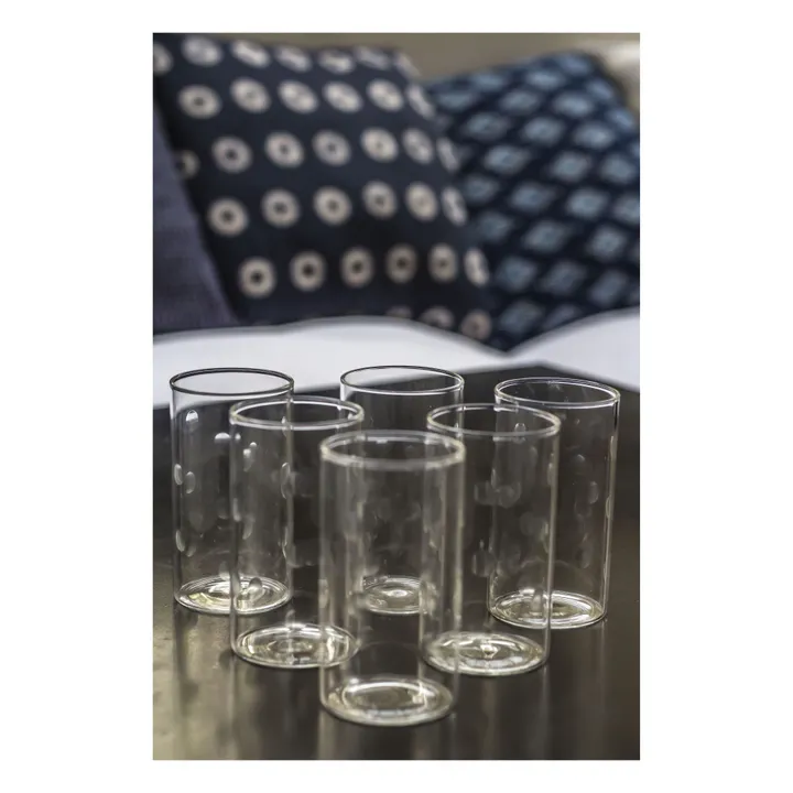 Scarlette Ateliers Verres Pois - Set de 6
