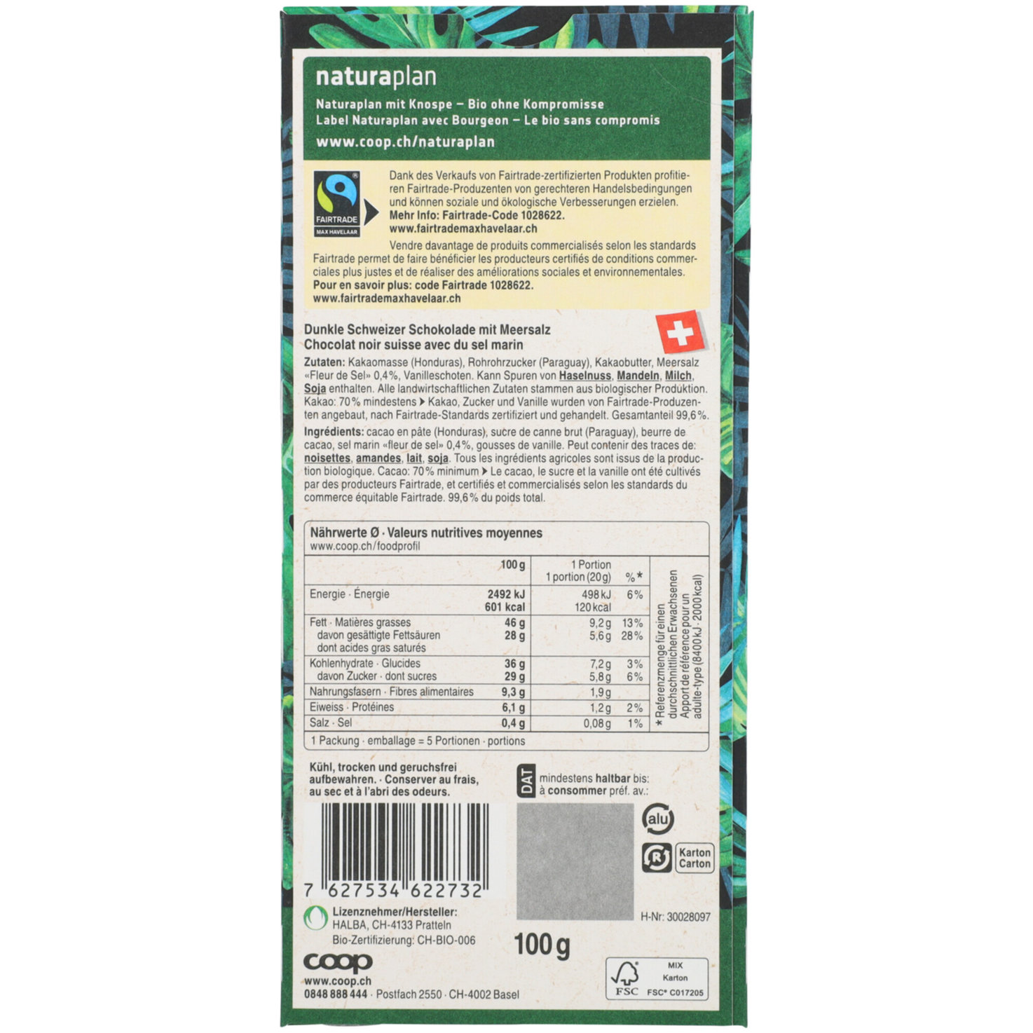 Naturaplan Bio Honduras 70% Fleur de Sel
