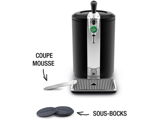 KRUPS - Distributeur de bière BEERTENDER COMPACT Coupe Mousse YY4808FD
