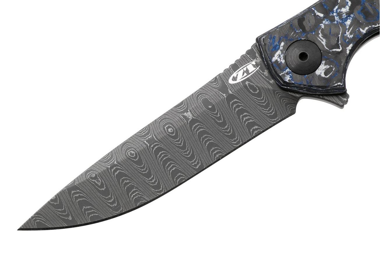 Zero Tolerance 0450MMC Vegas Forge Damascus, Marble Carbon Fiber, Limited Edition zakmes