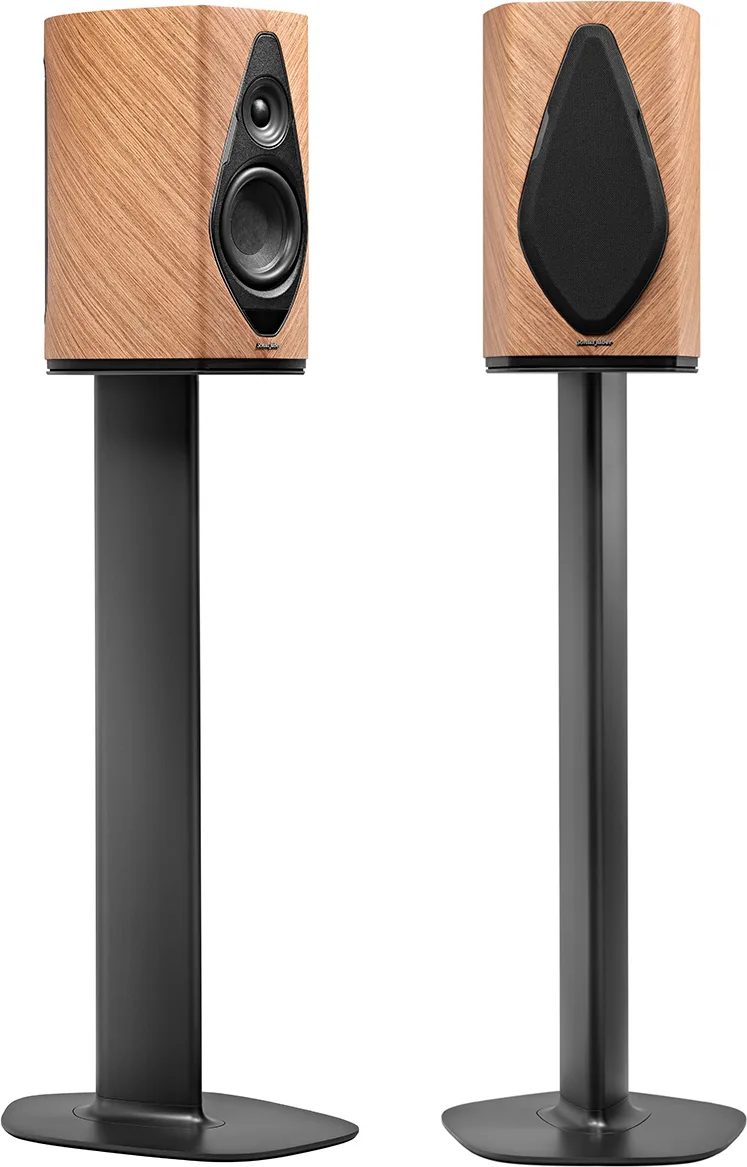 Sonus Faber Duetto Noyer   Stand Enceintes sans fil hi-fi