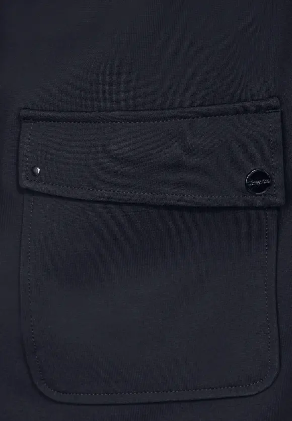 Loose Fit Jacke - deep blue