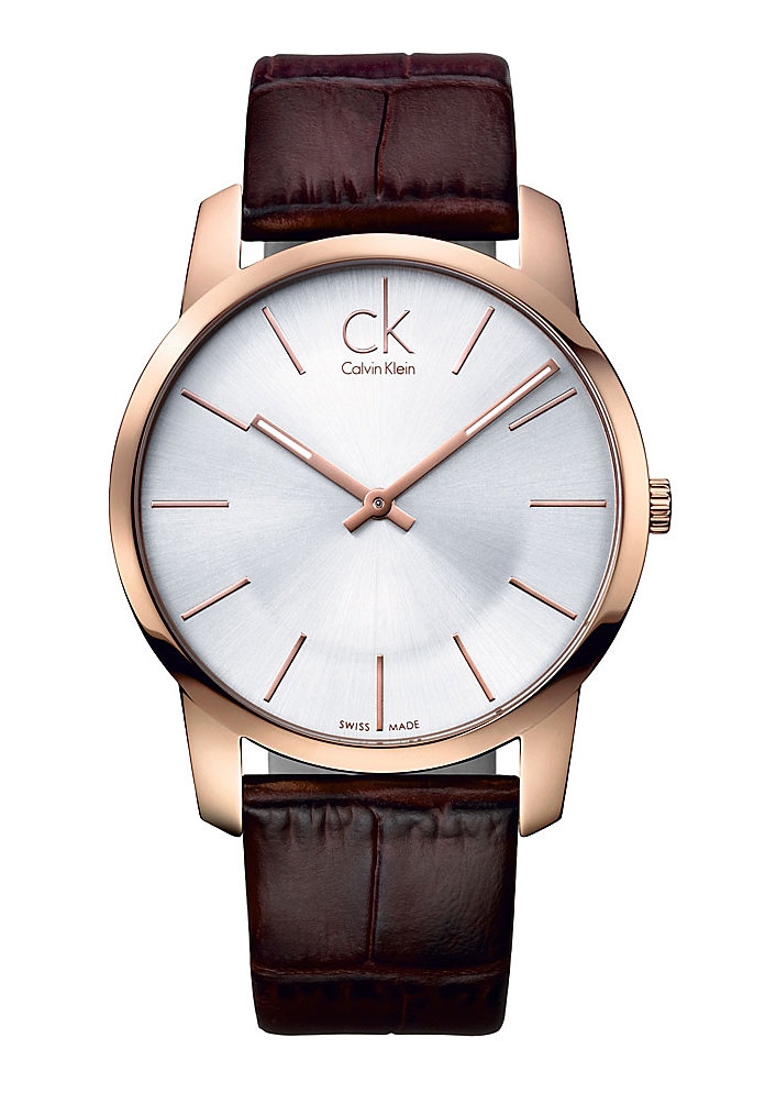 CALVIN KLEIN Herrenuhr City Silber K2G21629