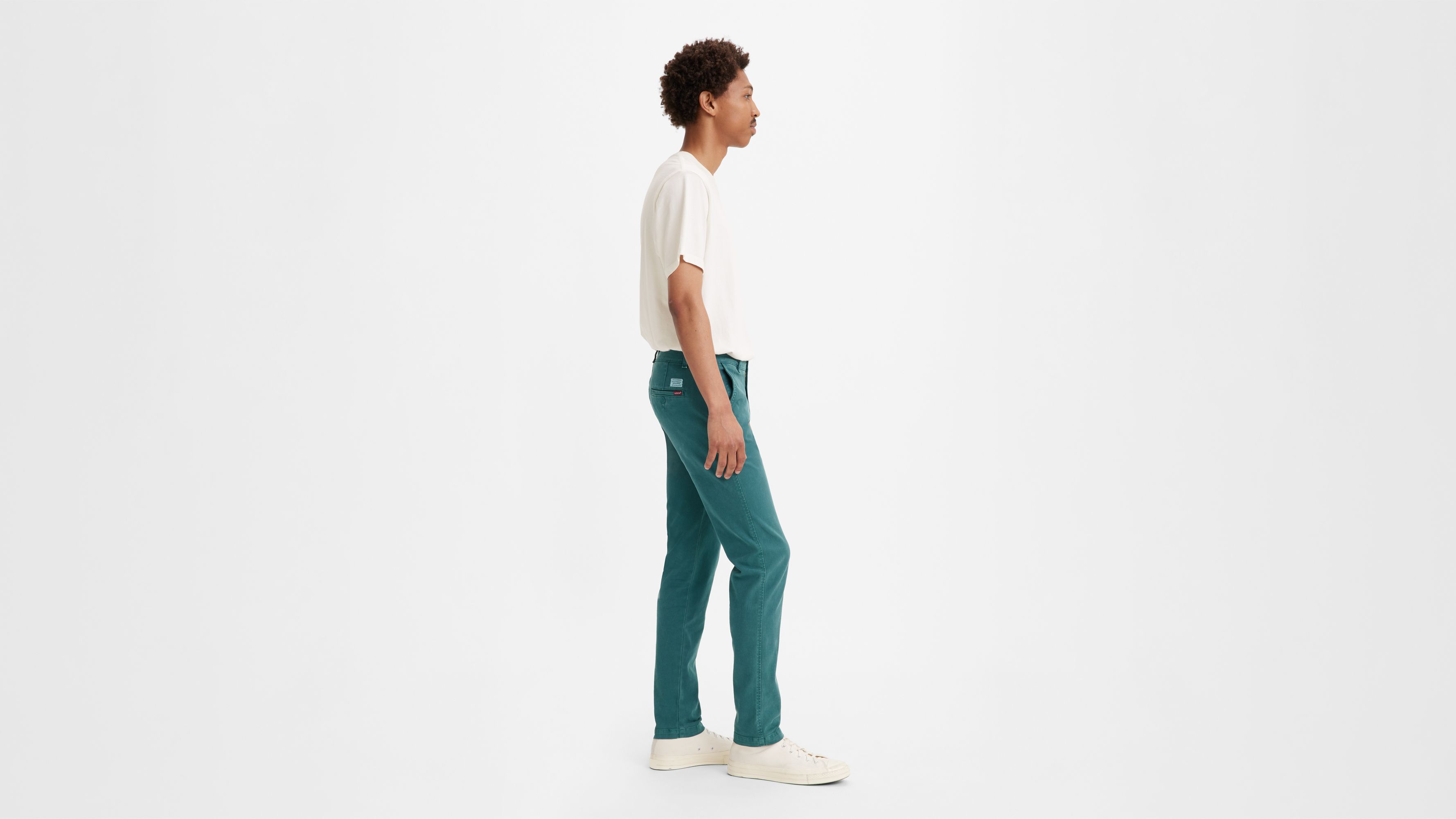 Xx Chino Slim II - Green Garment Dye - Vert