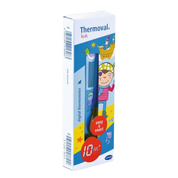 Termómetro Digital Hatmann Thermoval Kids Azul