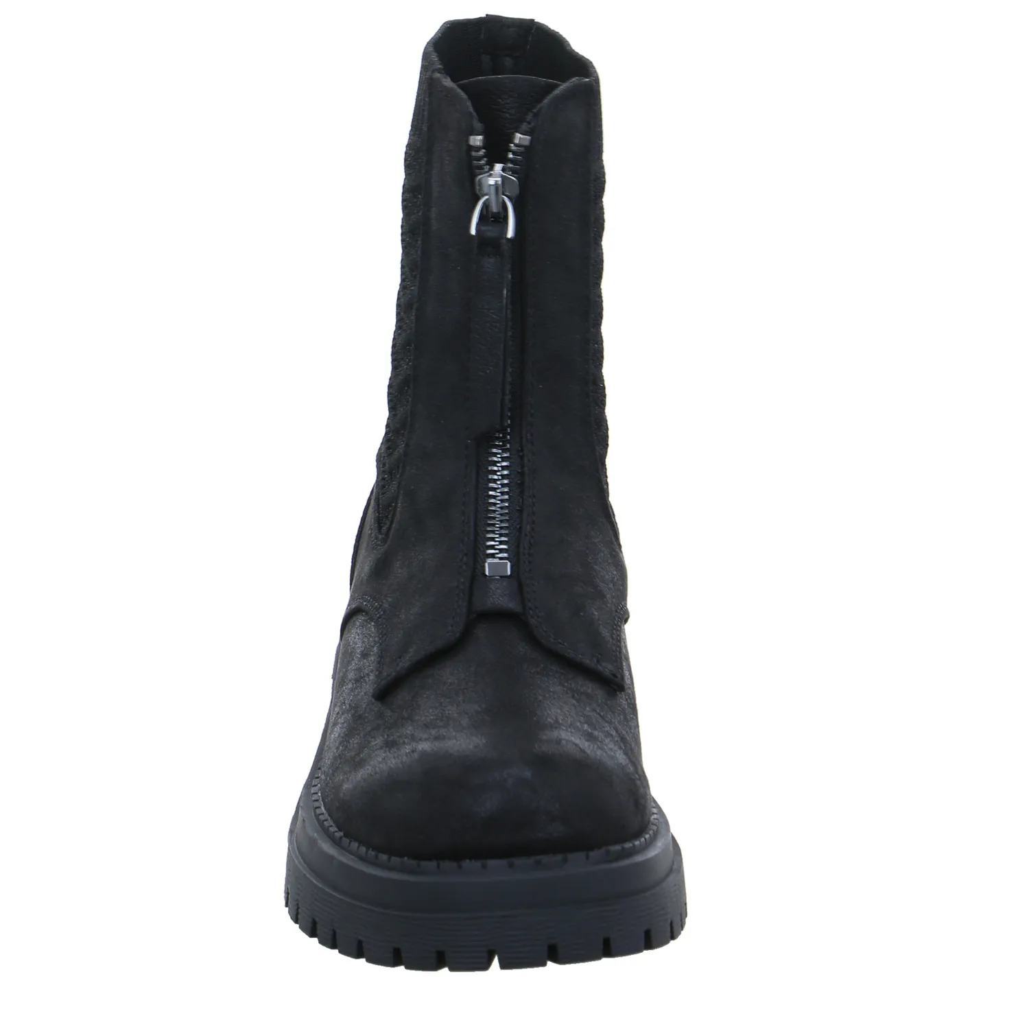 LA STRADA Boot Schwarz Lederimitat