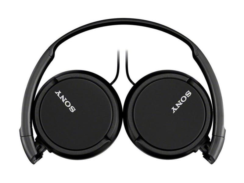 Sony On-Ear-Kopfhörer MDR-ZX110AP Schwarz Stereo-Kopfhörer mit Mikrofon, für Android