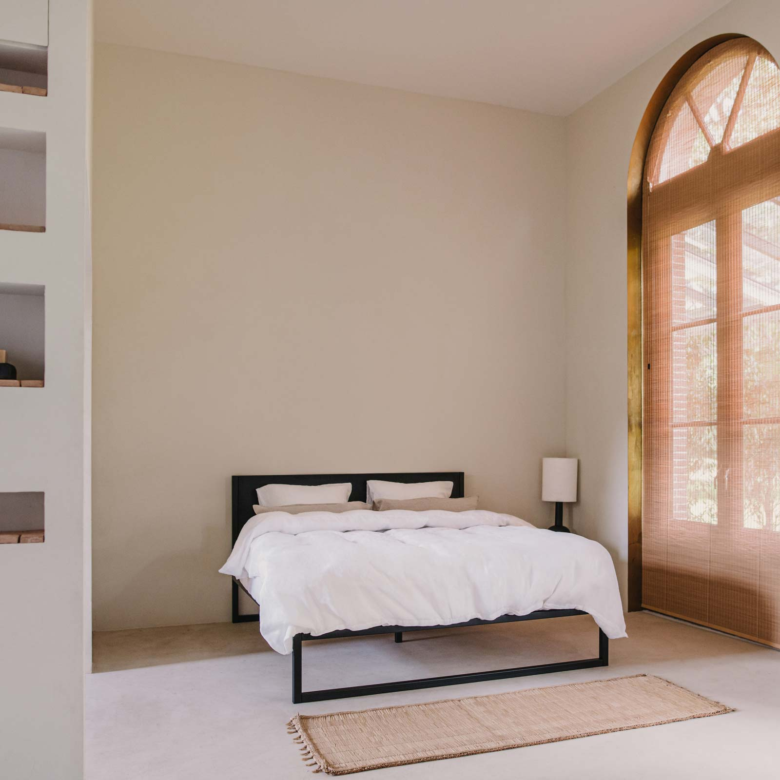 Hoofdbord voor bedframe °01 90 cm | Zwart