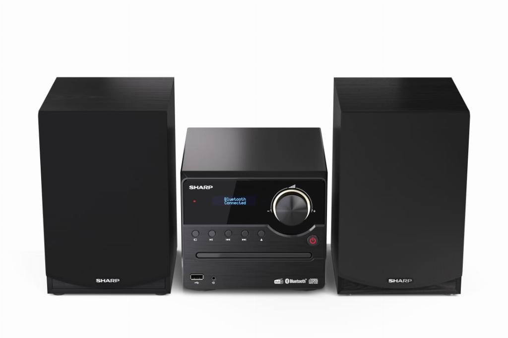 Sharp XL-B517D Home audio-microsysteem Zwart