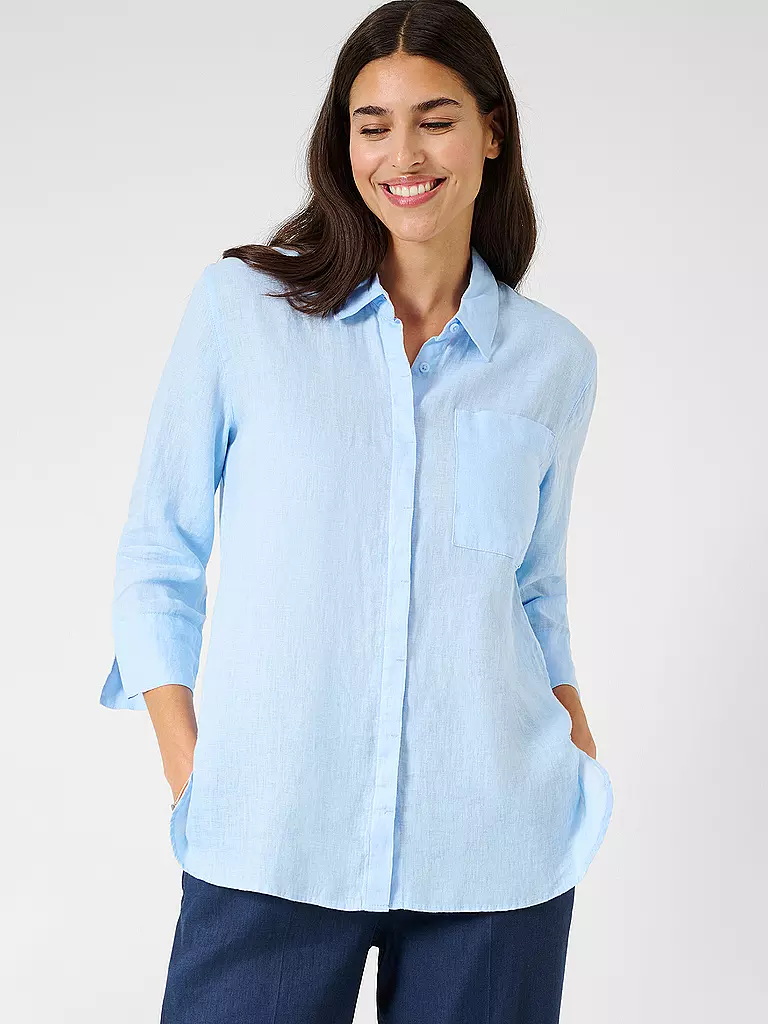 BRAX Leinenbluse VICKI  hellblau