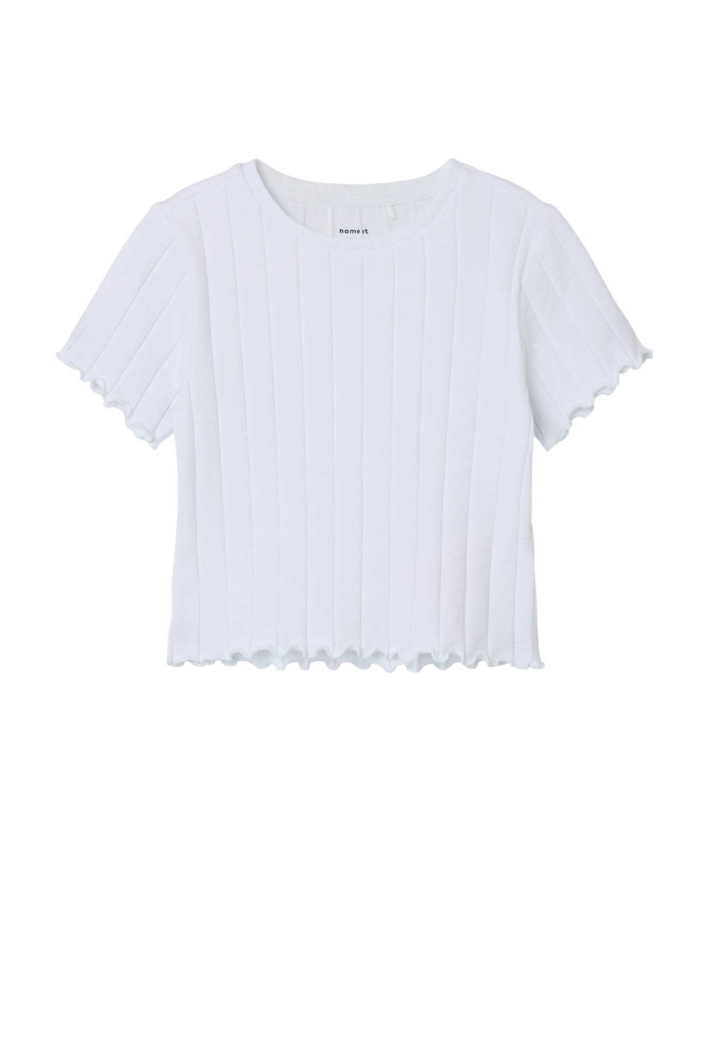 NAME IT T-shirt NKFNORALINA wit