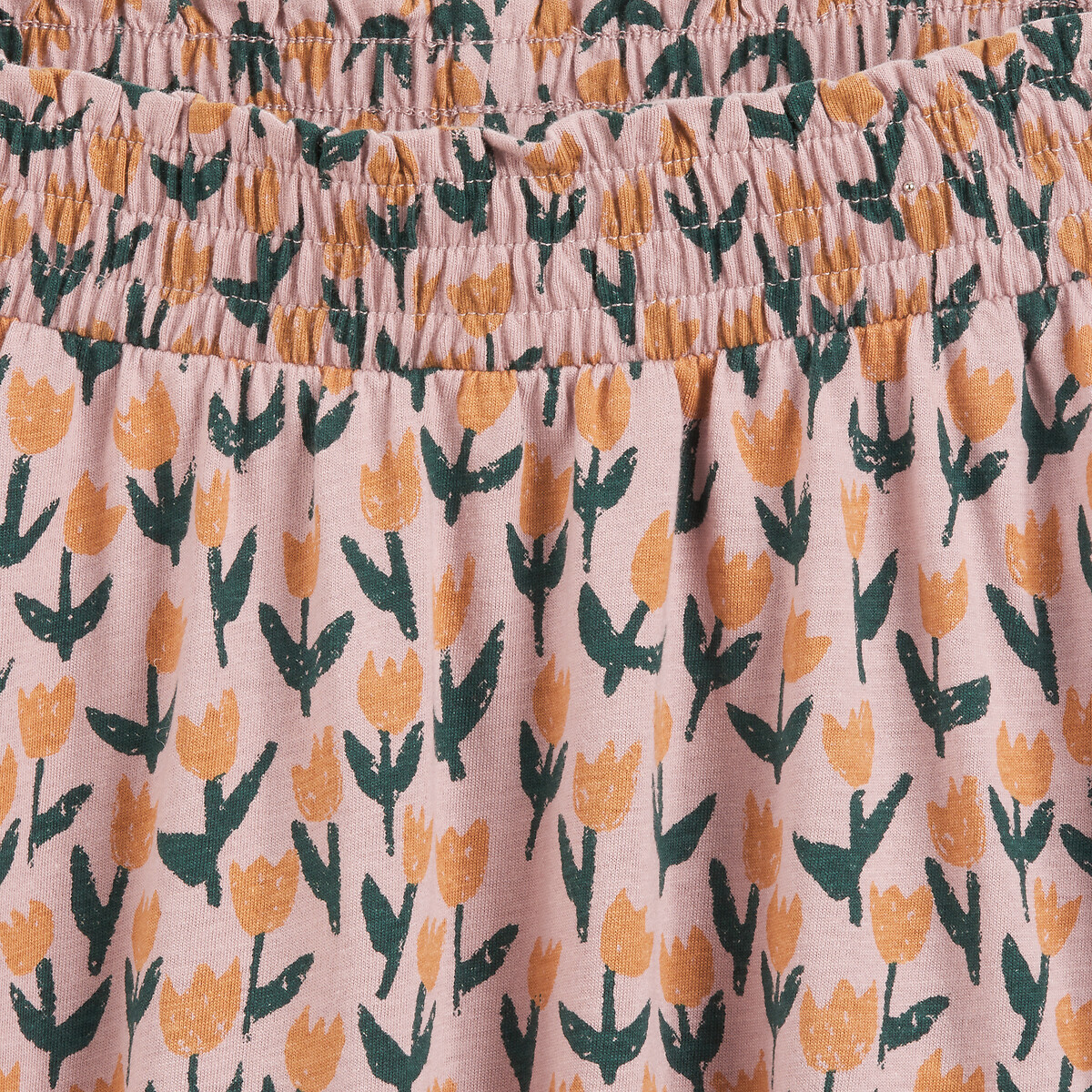 COLEÇÕES LA REDOUTE<br>Saia curta de malha, estampa floral