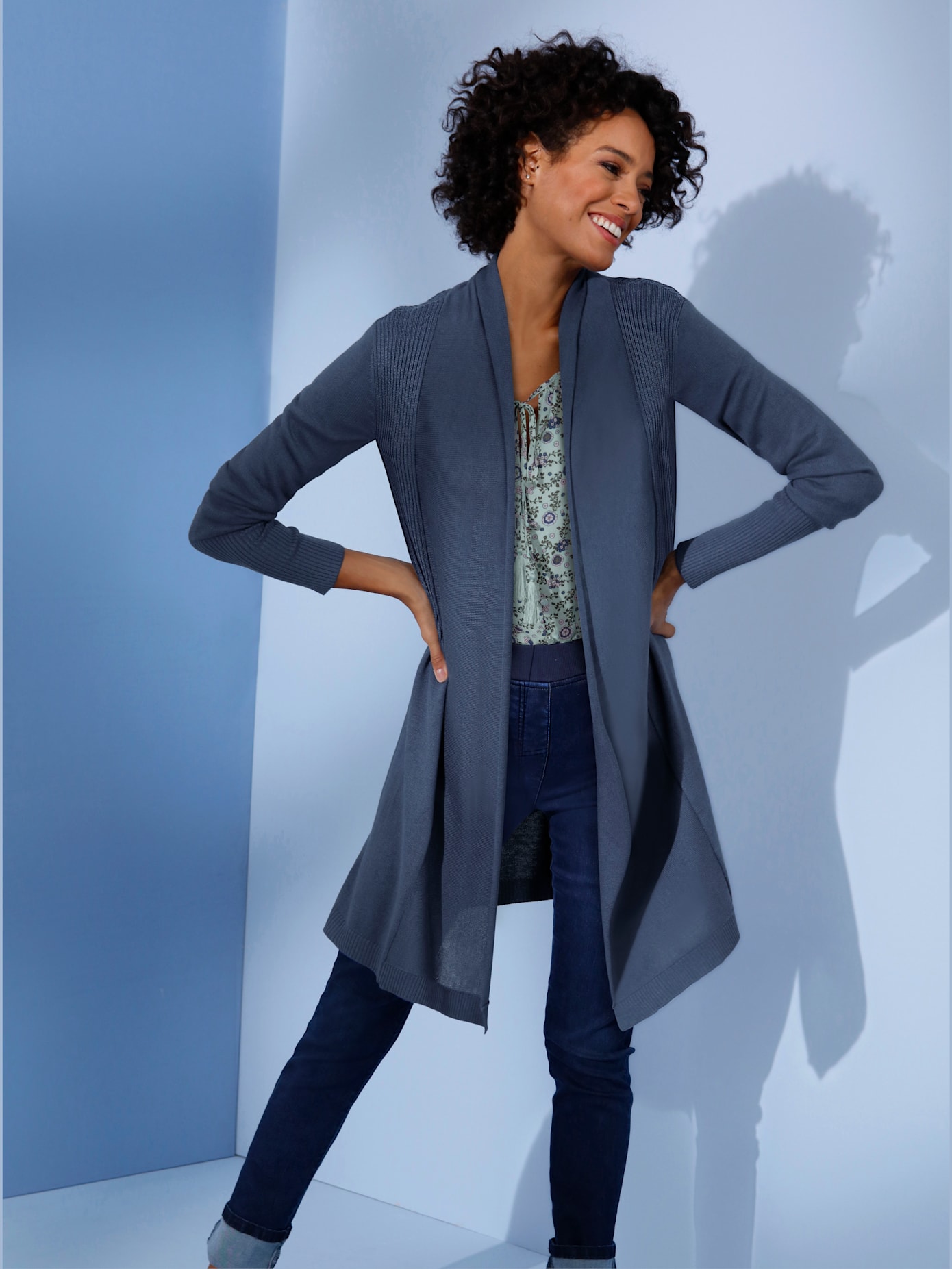 Veste en tricot soie et cachemire mélange soie-cachemire