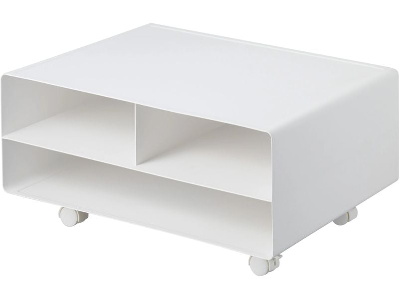 Yamazaki Multifunktionswagen Tower Weiss Rollbares Regal