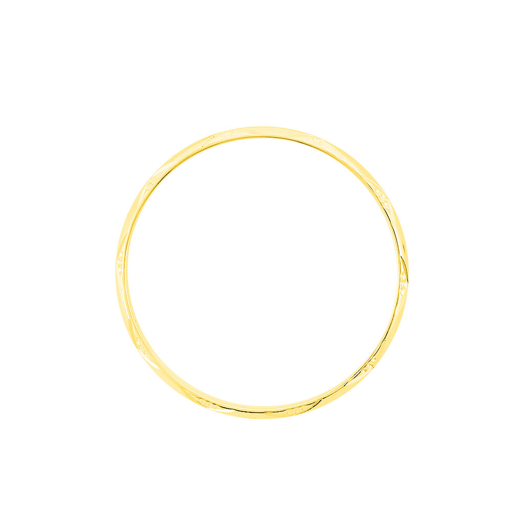Alliance Harmonie Demi Jonc Classique Or Jaune