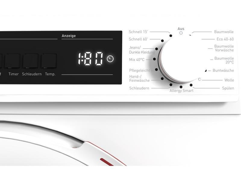 Sharp Waschmaschine ES-NFW612CWB-DE Links Frontlader mit 6 kg Ladekapazität