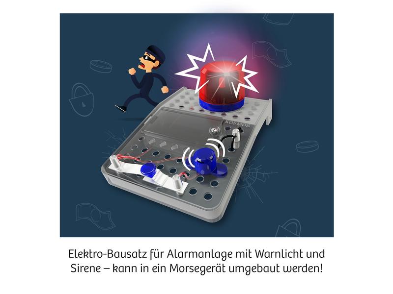 Kosmos Experimentierkasten Elektro-Alarm Bausatz mit Warnlicht und Sirene